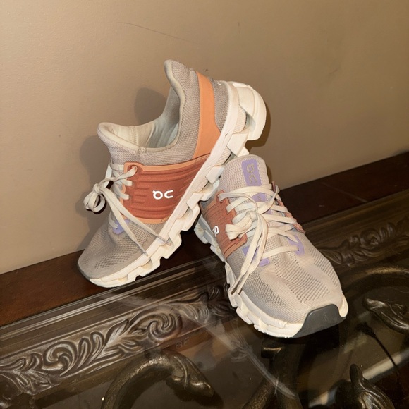 On Running Cream and Tan Sneakers - Picture 1 of 7